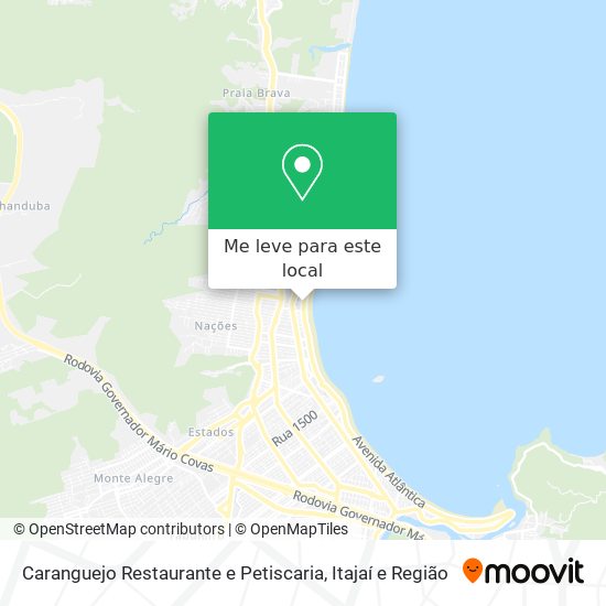Caranguejo Restaurante e Petiscaria mapa