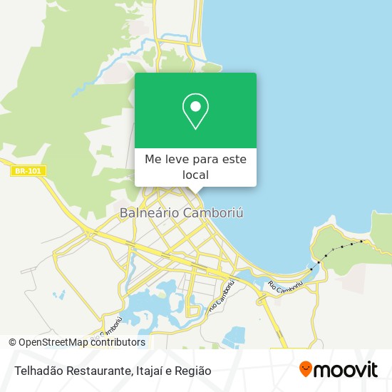 Telhadão Restaurante mapa