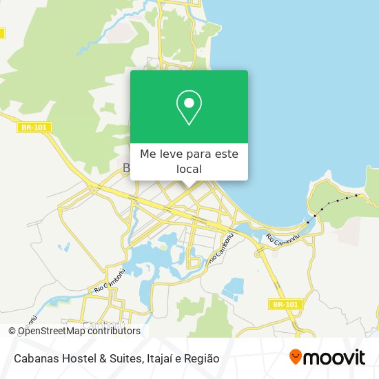 Cabanas Hostel & Suites mapa
