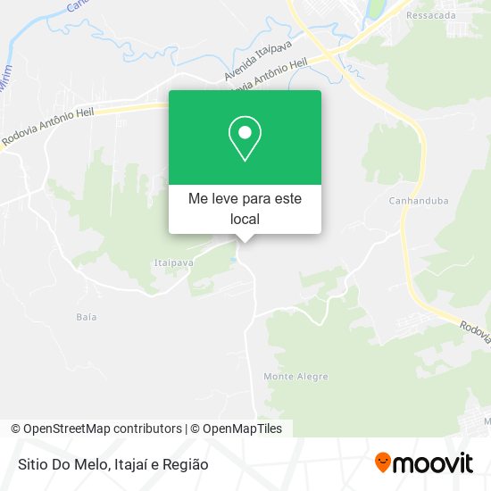Sitio Do Melo mapa