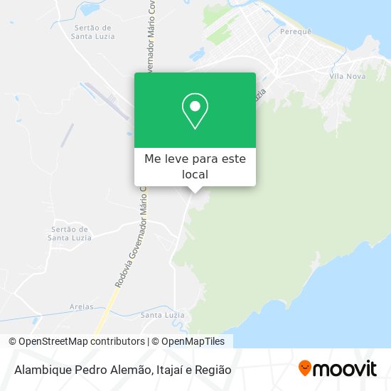 Alambique Pedro Alemão mapa