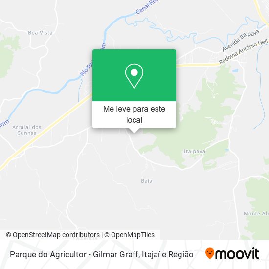 Parque do Agricultor - Gilmar Graff mapa
