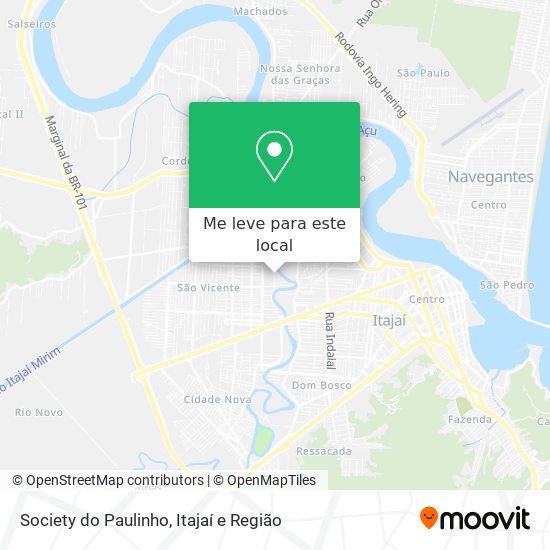Society do Paulinho mapa