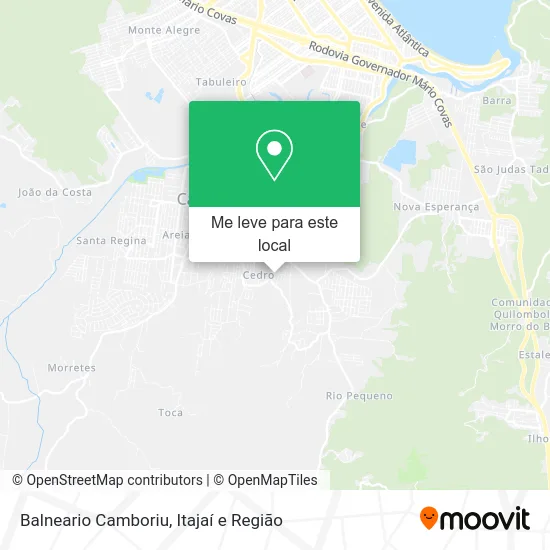 Balneario Camboriu mapa