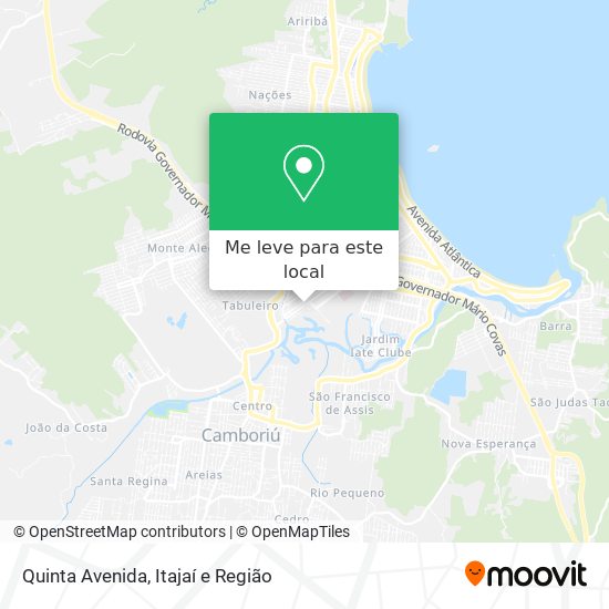 Quinta Avenida mapa