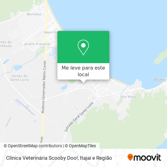 Clínica Veterinária Scooby Doo! mapa