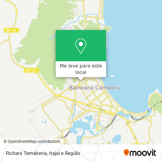 Richars Temakeria mapa