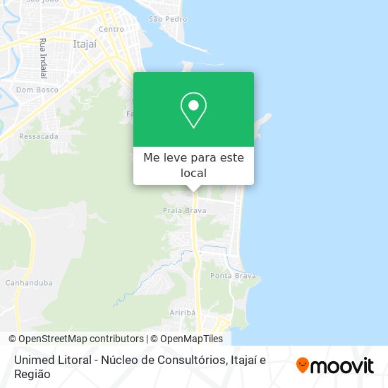 Unimed Litoral - Núcleo de Consultórios mapa