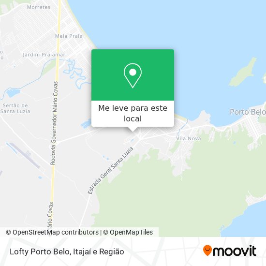 Lofty Porto Belo mapa