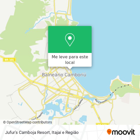 Jufur's Camboja Resort mapa