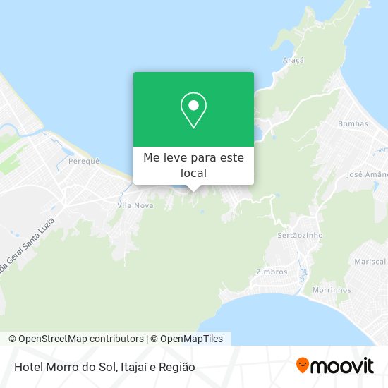 Hotel Morro do Sol mapa