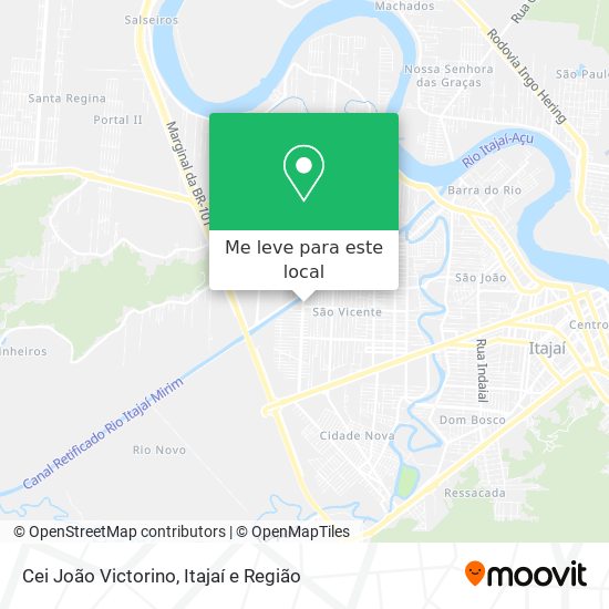 Cei João Victorino mapa