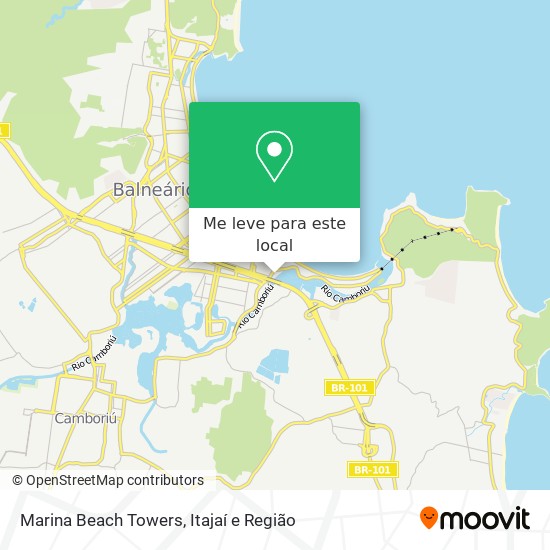 Marina Beach Towers mapa