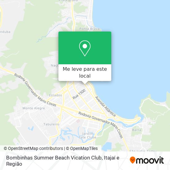 Bombinhas Summer Beach Vication Club mapa