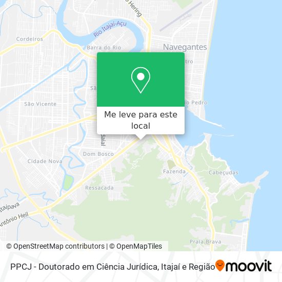 PPCJ - Doutorado em Ciência Jurídica mapa