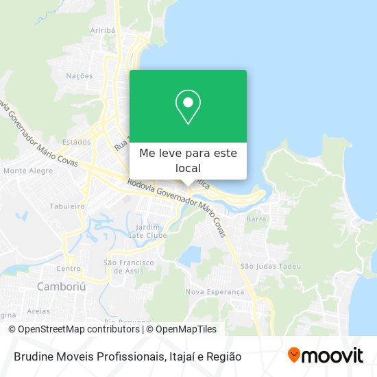 Brudine Moveis Profissionais mapa