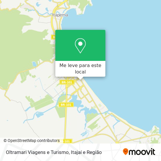 Oltramari Viagens e Turismo mapa