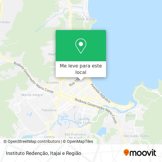Instituto Redenção mapa