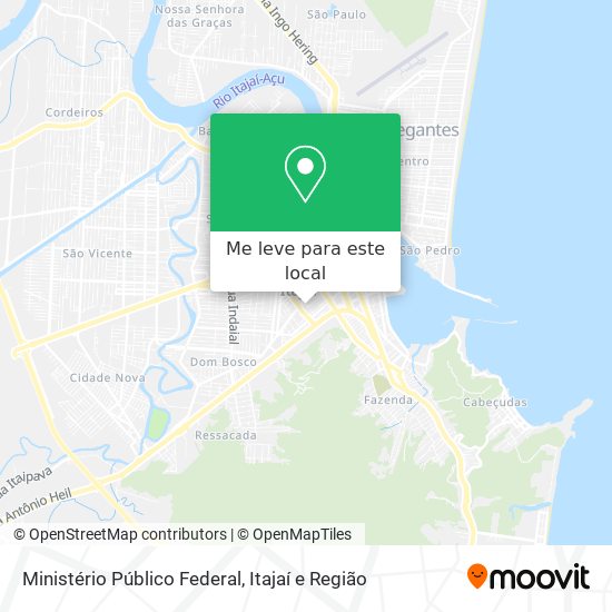 Ministério Público Federal mapa