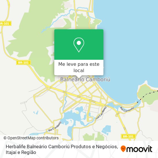 Herbalife Balneário Camboriú Produtos e Negócios mapa