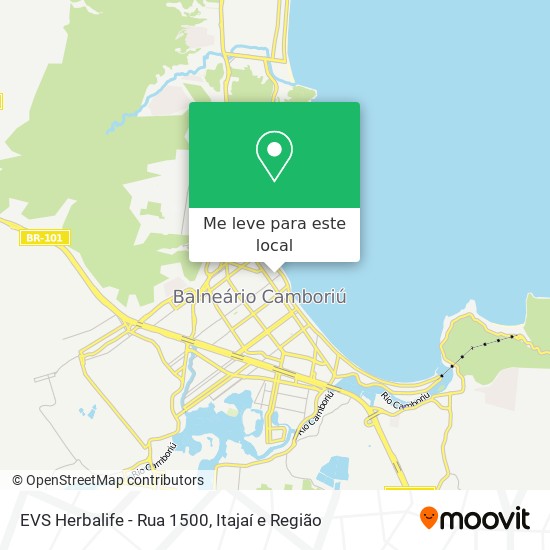 EVS Herbalife - Rua 1500 mapa