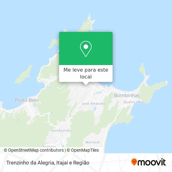 Trenzinho da Alegria mapa