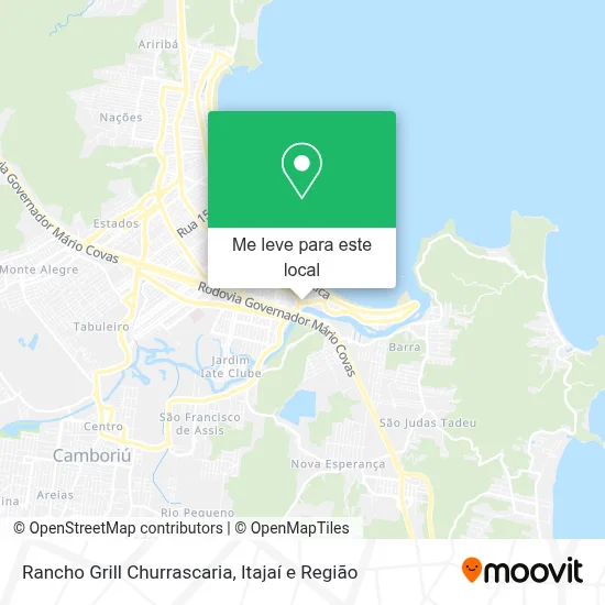 Rancho Grill Churrascaria mapa