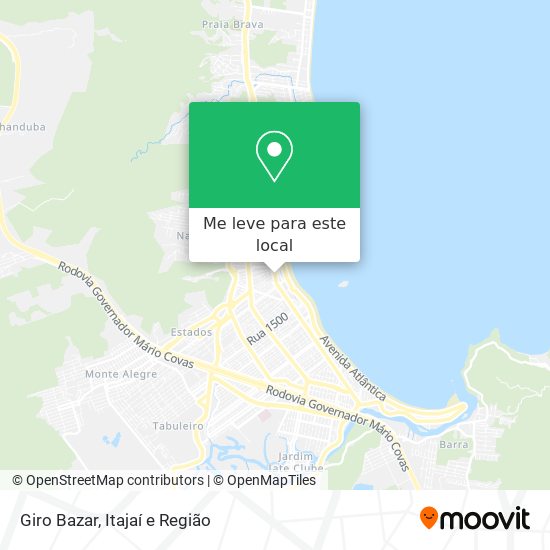 Giro Bazar mapa
