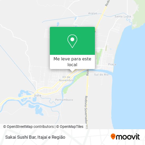 Sakai Sushi Bar mapa