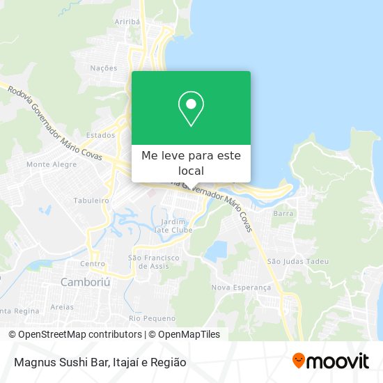 Magnus Sushi Bar mapa