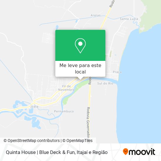 Quinta House | Blue Deck & Fun mapa