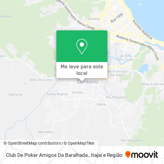 Club De Poker Amigos Da Baralhada. mapa