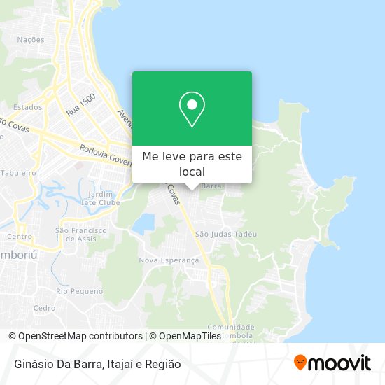 Ginásio Da Barra mapa