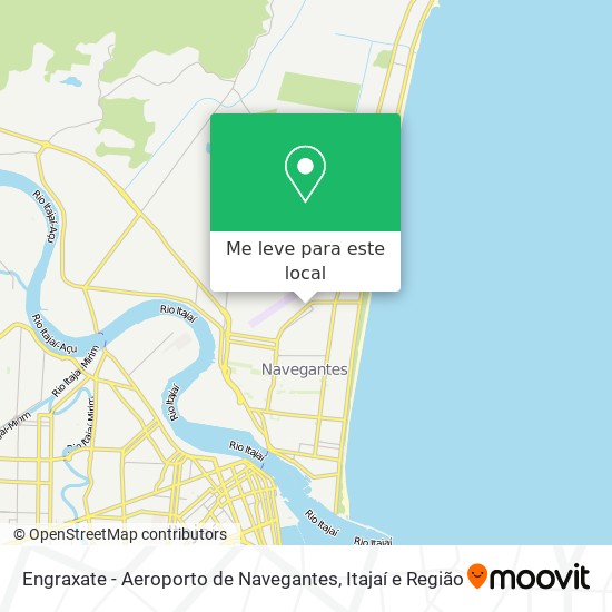 Engraxate - Aeroporto de Navegantes mapa