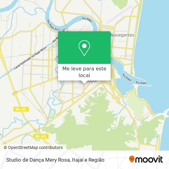 Studio de Dança Mery Rosa mapa