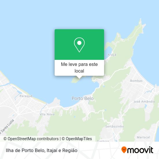 Ilha de Porto Belo mapa