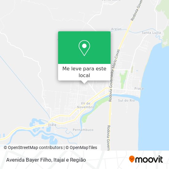 Avenida Bayer Filho mapa