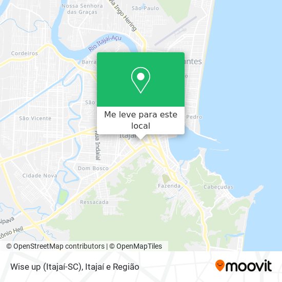 Wise up (Itajaí-SC) mapa