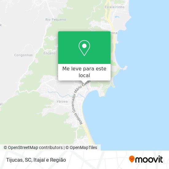 Tijucas, SC mapa