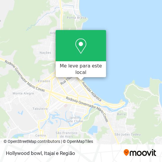 Hollywood bowl mapa
