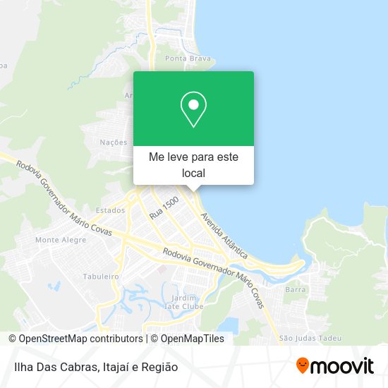 Ilha Das Cabras mapa