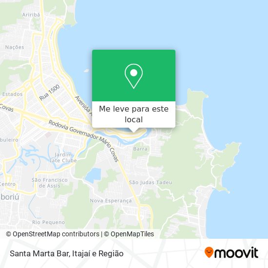 Santa Marta Bar mapa