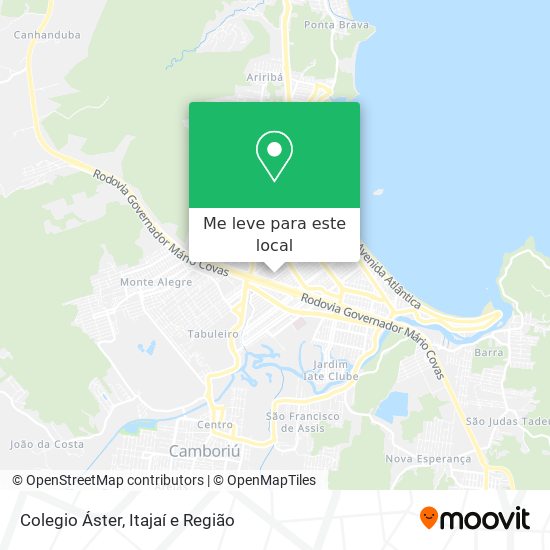 Colegio Áster mapa