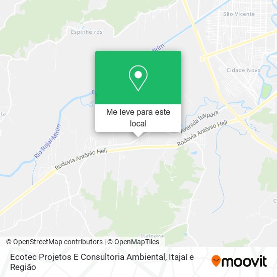 Ecotec Projetos E Consultoria Ambiental mapa