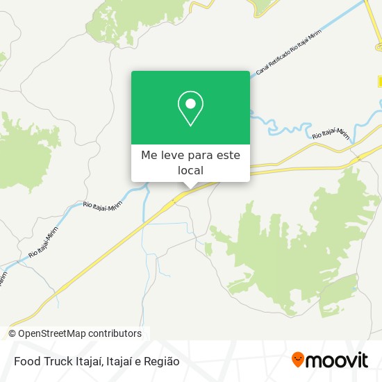 Food Truck Itajaí mapa