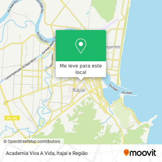 Academia Viva A Vida mapa