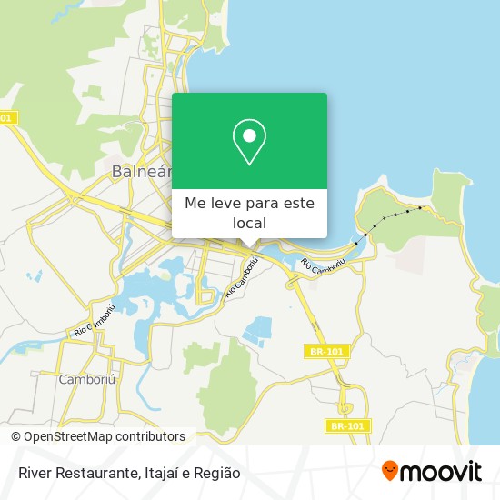 River Restaurante mapa