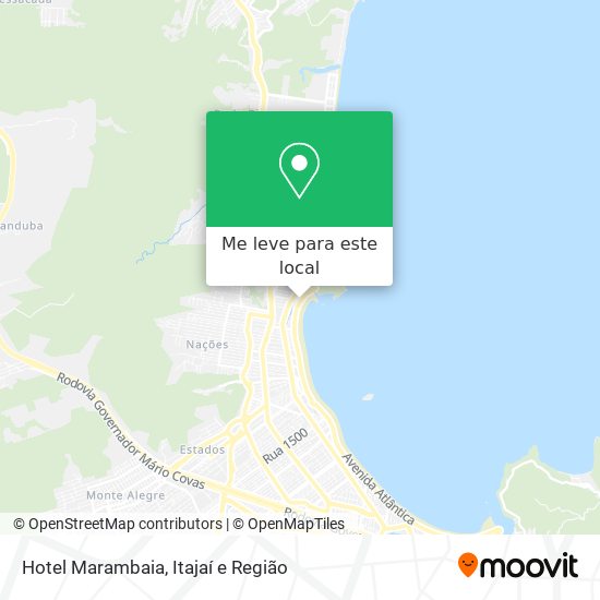 Hotel Marambaia mapa