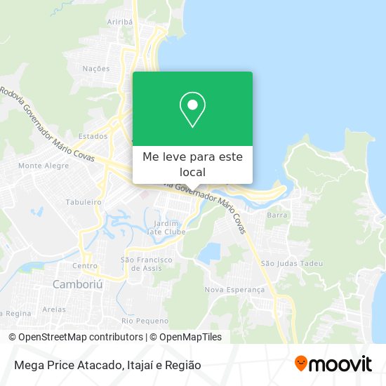 Mega Price Atacado mapa