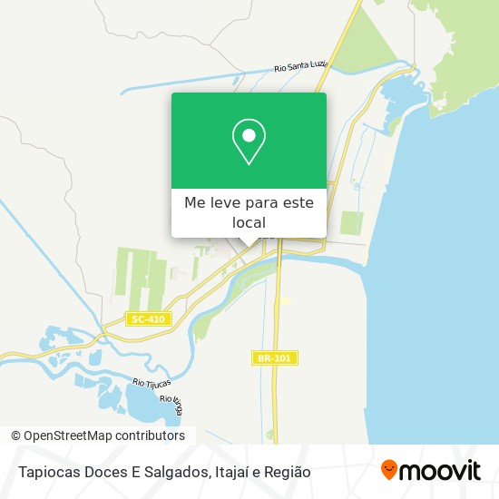 Tapiocas Doces E Salgados mapa